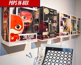 Hexagon Funko Pop Display Shelves for Any Box Type
