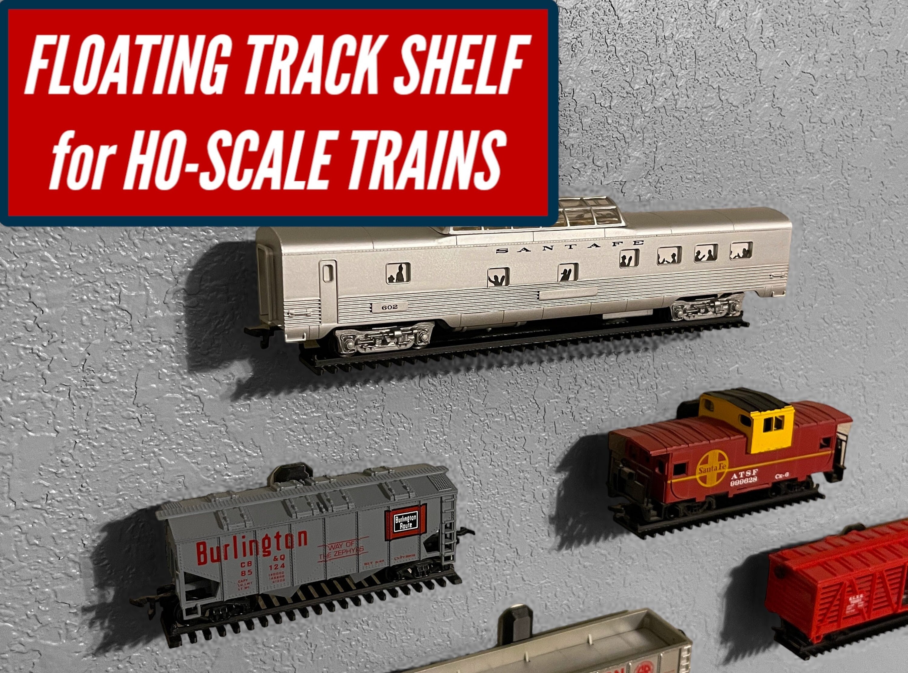 Grand-Central Locomotive Storage Box HO Scale Model Train Display Case #b1
