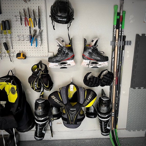 Hockey Pants or Shoulder Pads Wall Mount Hockey Gear Storage Solution 