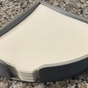 Small Size 01 Filter Holder for Hario V60 Coffee Filters | Simple Filter Organizer for V60 Paper Coffee Filters Single Use Pour Over