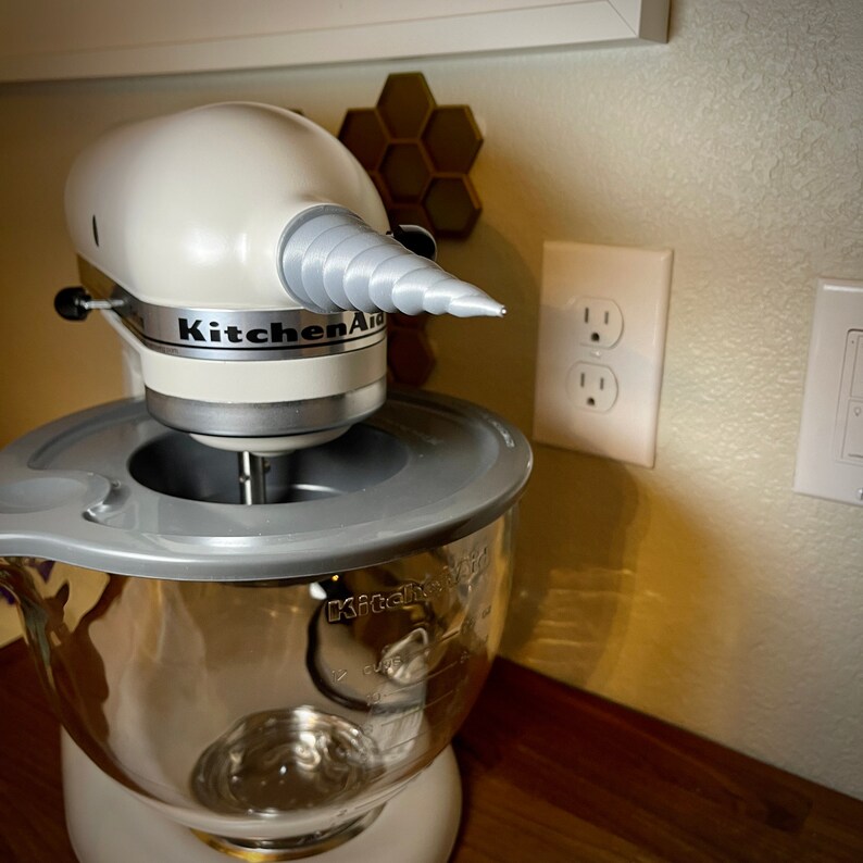 Spinning Unicorn Horn Attachment for Kitchenaid Stand Mixer Etsy