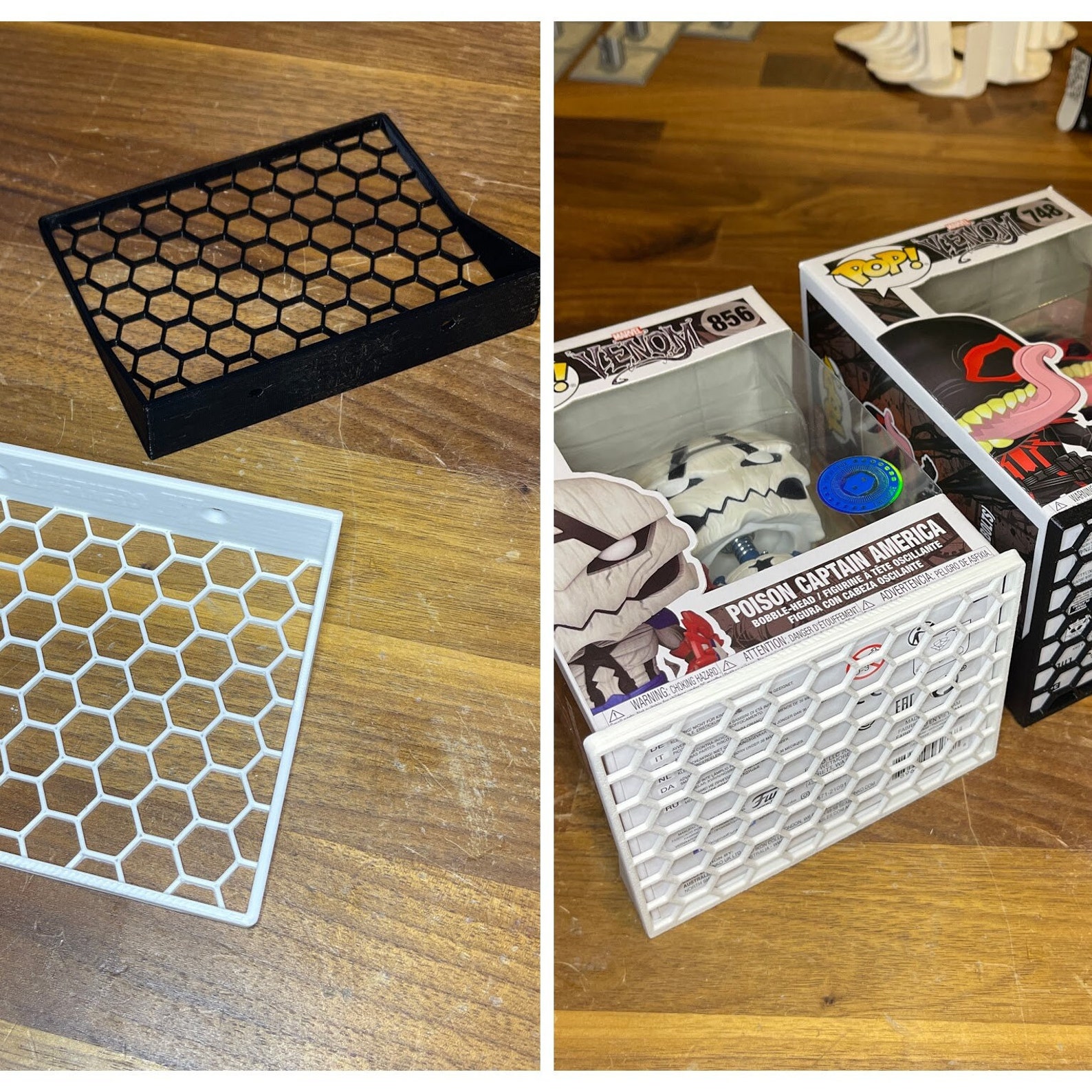 Hexagon Floating Shelves for Funko Pop Boxes Box Display Etsy