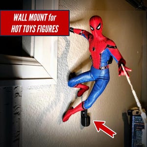 Flying Wall Mount for Hot Toys 1/6 Scale Sixth Scale Figure | Make your Hot Toys figure look like it's mid-air!