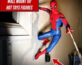 Flying Wall Mount for Hot Toys 1/6 Scale Sixth Scale Figure | Make your Hot Toys figure look like it's mid-air!