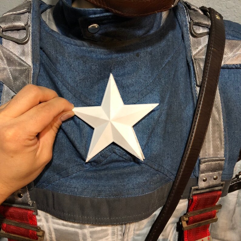 Captain America The First Avenger Chest Star Etsy