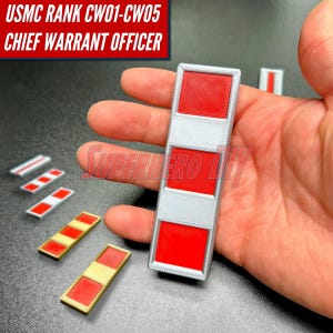 USMC Chief Warrant Officer Rank | Multiple sizes available | Marine Corps CWO rank