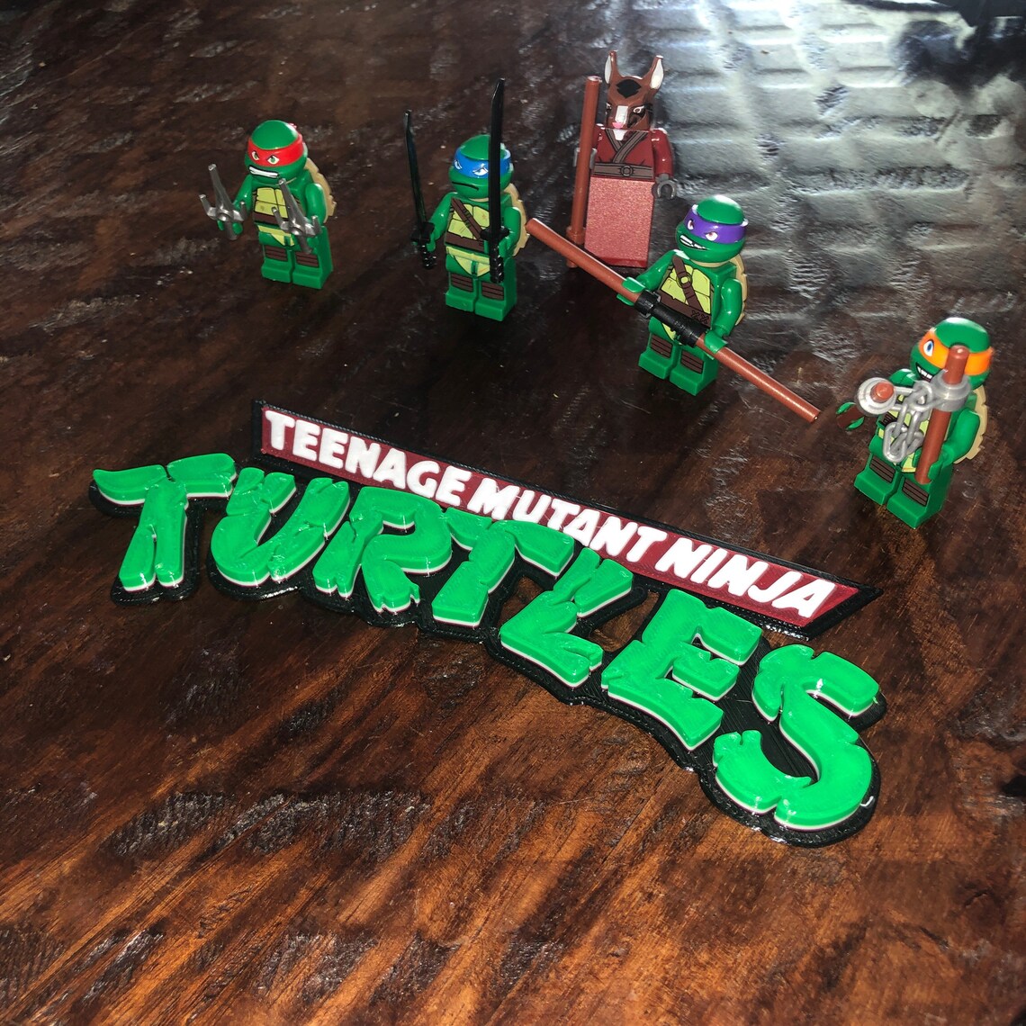 Teenage Mutant Ninja Turtles TMNT 3D Wall Art Etsy