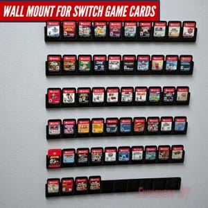 Game Cartridge Holder for Nintendo Switch – 5 or 10 Slot Display Rack