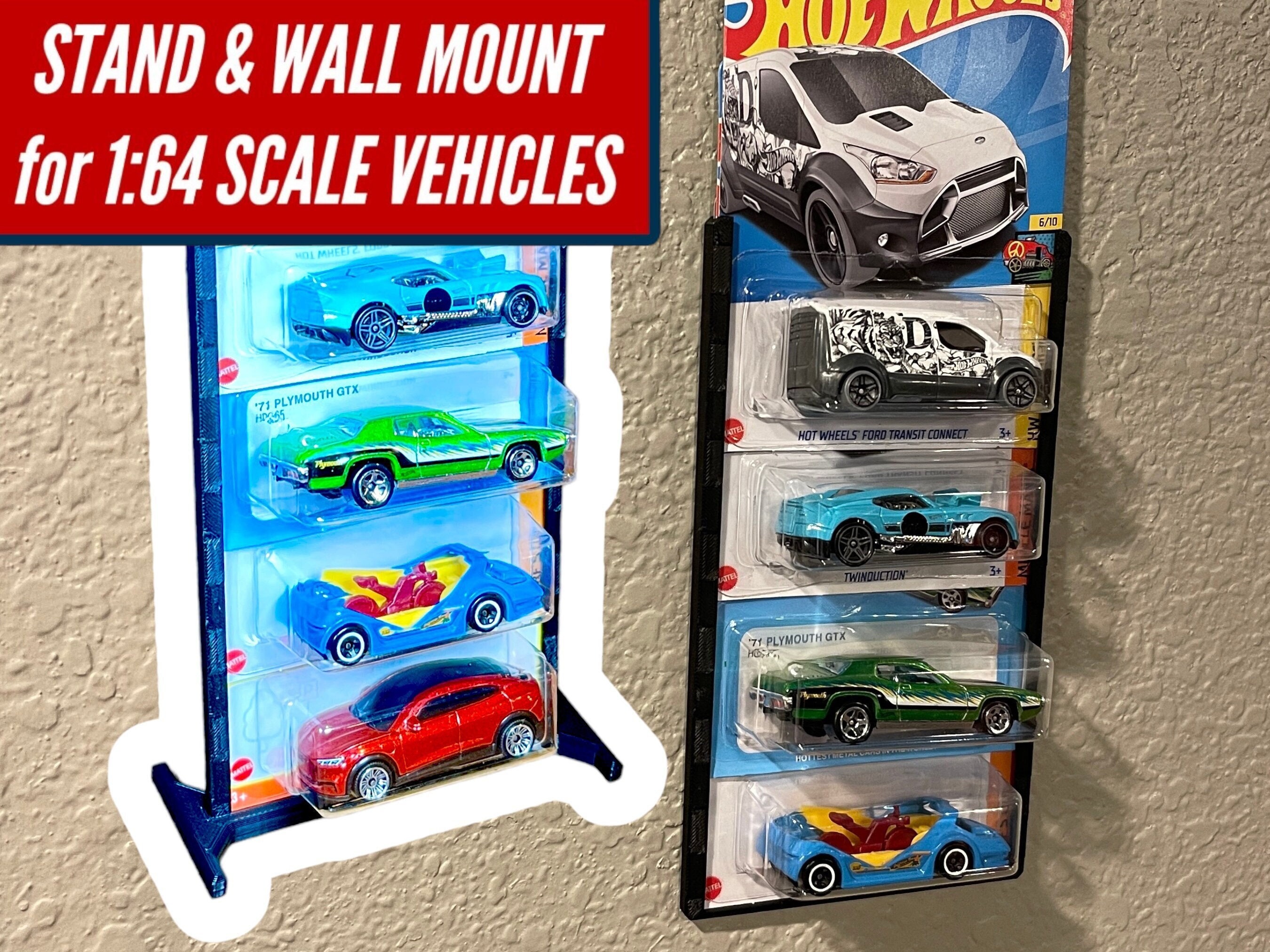 Single Lane Wall Mount, Hot Wheels Track Compatible Wall Mount