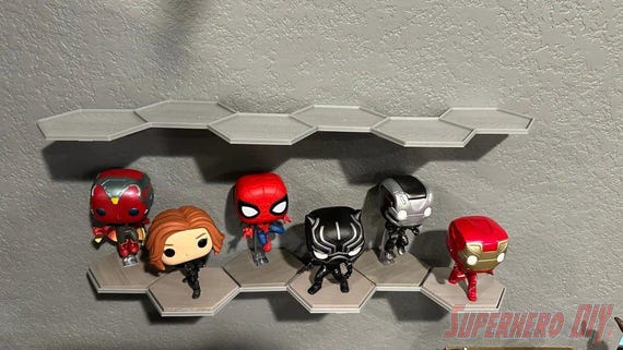 Team Shelves for Captain America: Civil War Build-a-scene Funko
