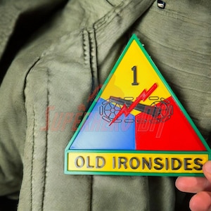 1st Armored Division Display Insignia | OLD IRONSIDES | Multiple sizes