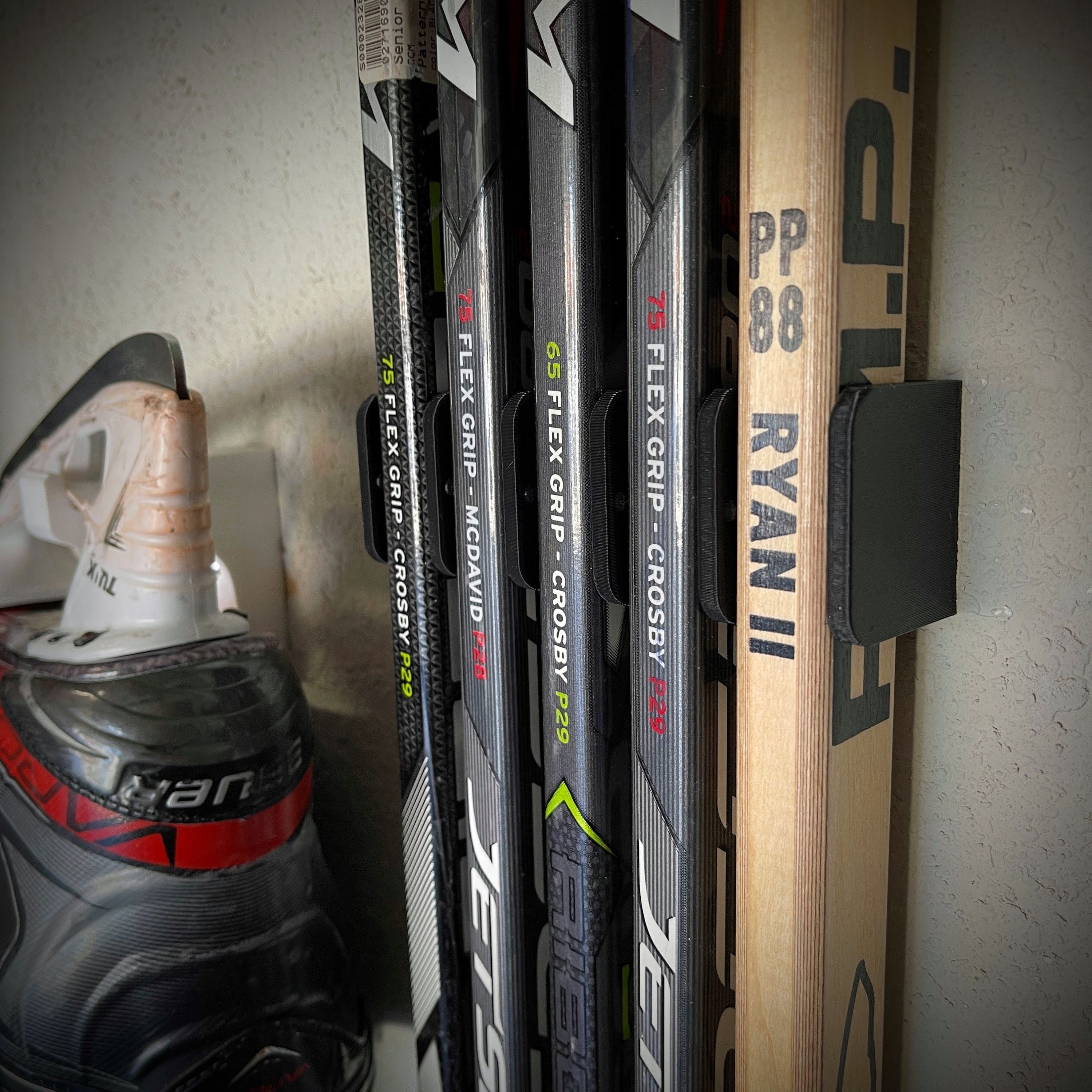 Hockey Stick Holder Wall Mount Ice Hockey Stick Organizer Etsy UK