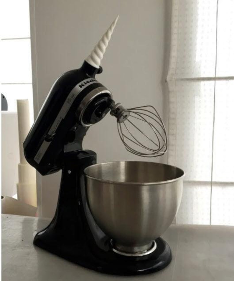 Spinning Unicorn Horn Attachment for Kitchenaid Stand Mixer Etsy