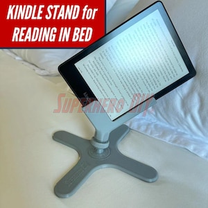 Kindle Bed Holder – Side Reading Stand for Kindle Paperwhite (Hands-Free Nightstand Stand)