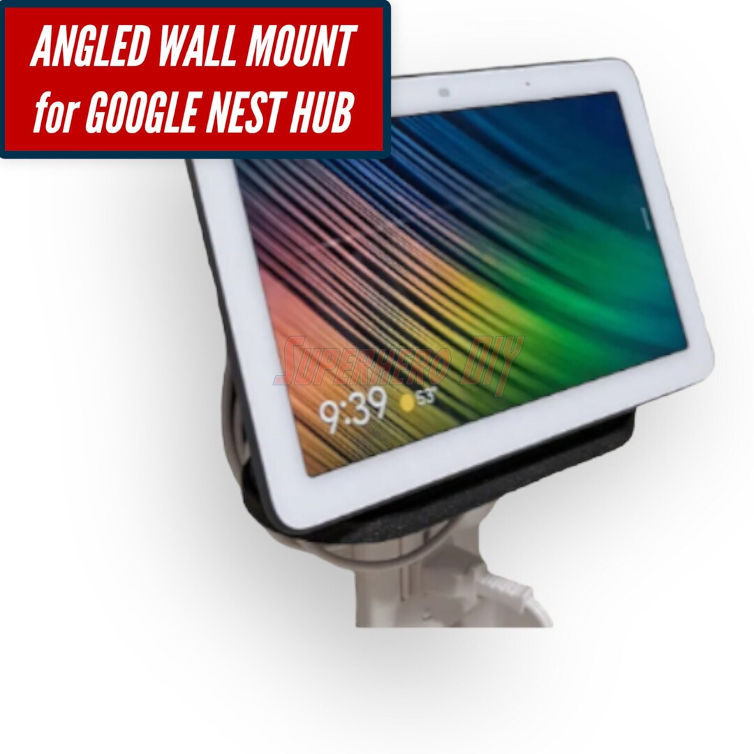 Angled Google Nest Hub Wall Mount Great Little Shelf for Your Google