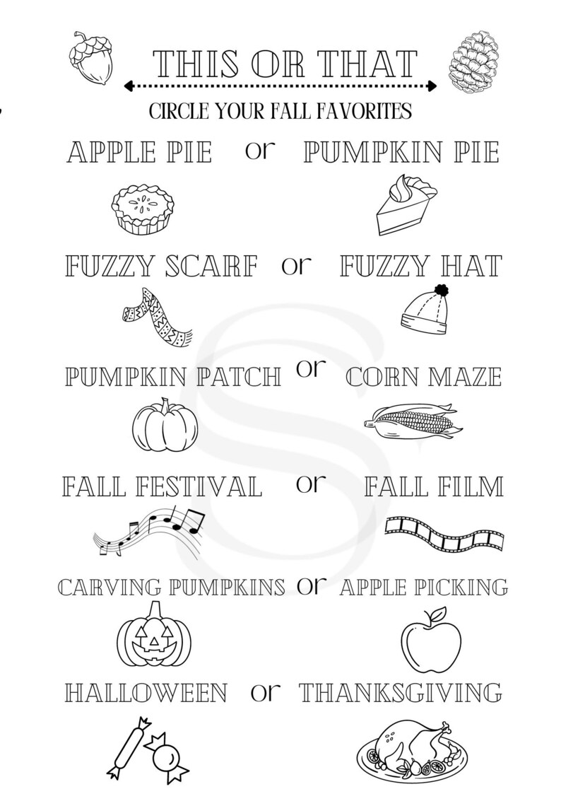 Fall Printables Fall Coloring Pages Monthly Calendar - Etsy