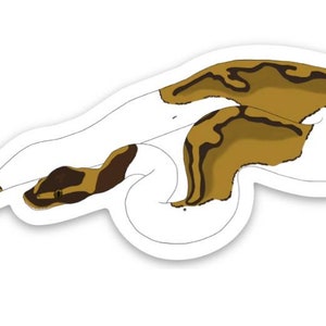 Piebald Ball Python Sticker