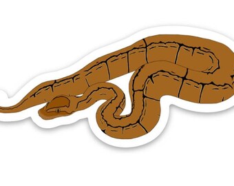 Pinstripe Ball Python Sticker