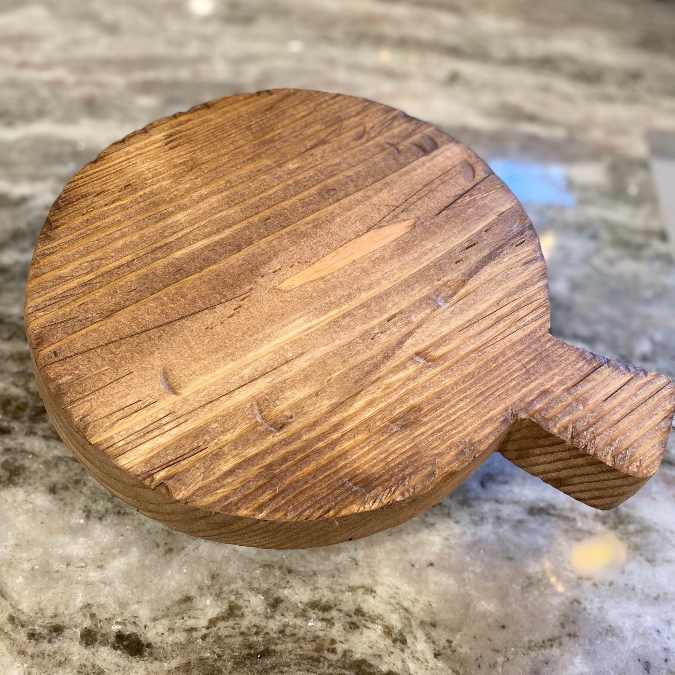 Rustic Wood Riser Chunky Wood Riser Rustic Breadboard Riser Farmhouse