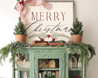 Merry Christmas 20x20, farmhouse decor, rustic sign, wood sign, farmhouse sign, Christmas Sign, rustic Christmas Sign