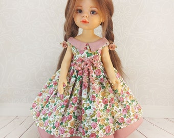 cotton dress for Paola Reyna and Little Darling doll