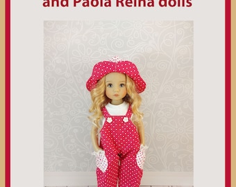 Pattern and photo tutorial for Little Darling and Paola Reina's jumpsuit. PDF, made of cotton fabric