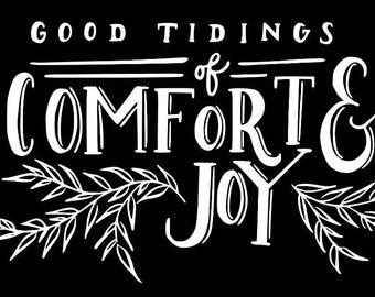 Tidings Of Comfort Etsy