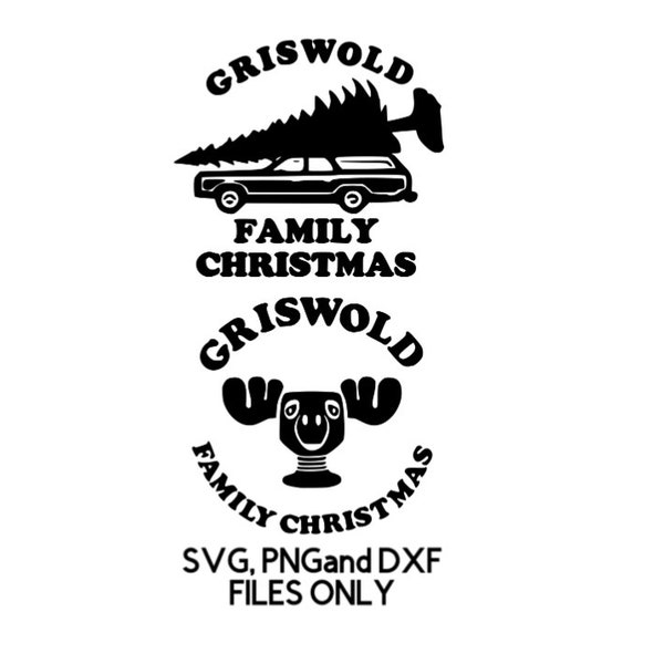 National Lampoon's Christmas Vacation Griswold Family Christmas SVG, PNG, DXF Files