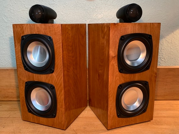 Poodlini Nautilus Monitors Handmade Bookshelf Speakers Custom Etsy