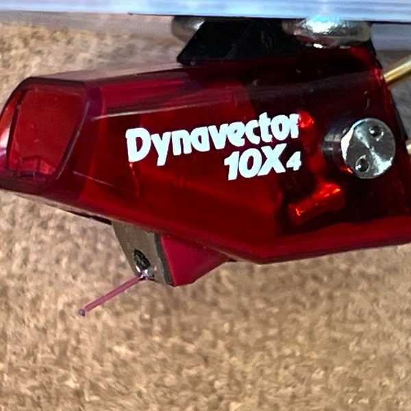 Dynavector 10X4 High Output Moving Coil Phono Cartridge Ruby Cantilever Fritz Gyger Stylus Audiophile Record Turntable Phonograph Gramophone