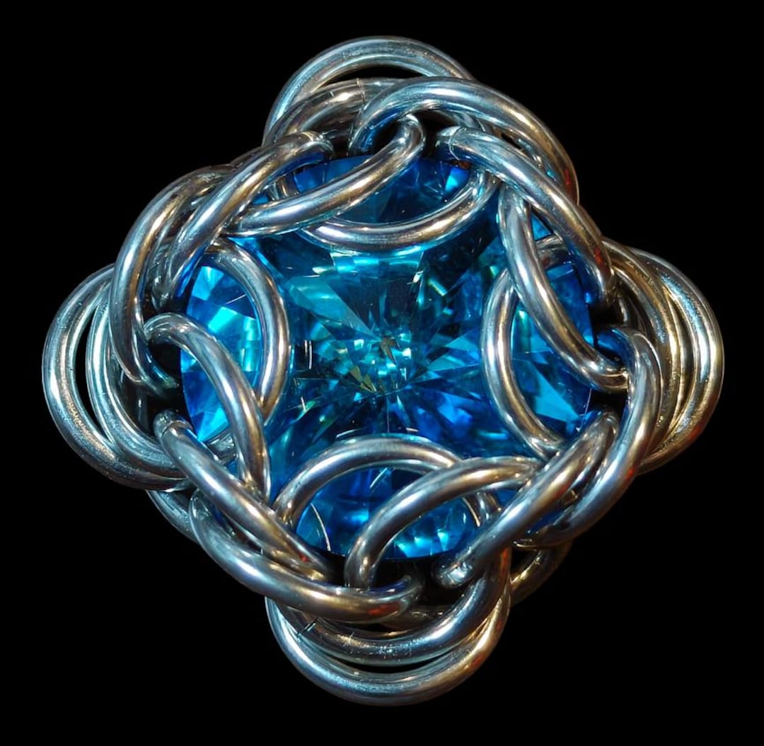 Chainmail Tutorial - Celtic Swirl Rivoli Capture - Etsy