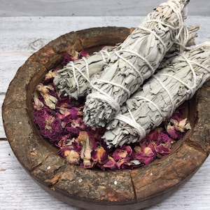 California White Sage | 4in & 7in, White Sage, Sage Smudge, Smudge Stick