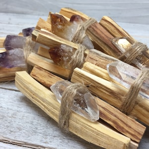 Palo Santo Smudging Sticks | 4in, Holy Wood, Palo Santo Sticks, Palo Santo Bundles, Crystals