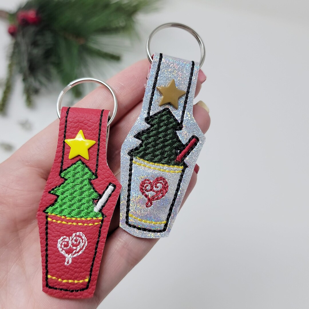Christmas Tree Keychain Coffee Lover Gift Keychain for Kid Etsy