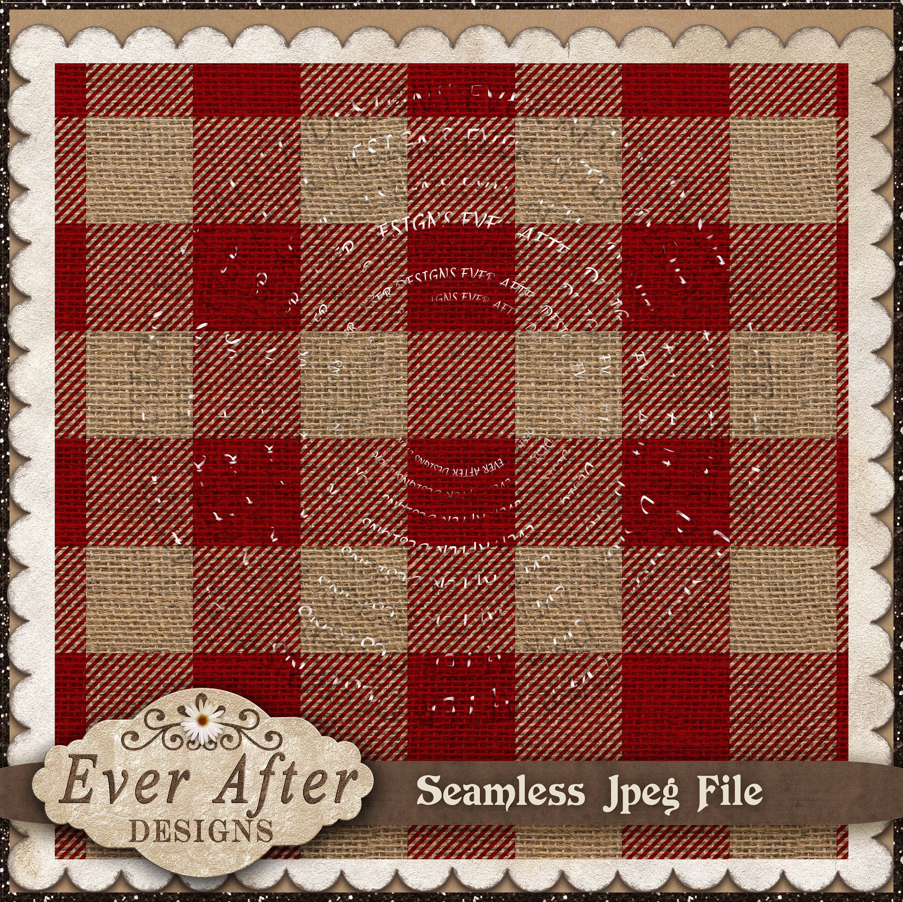 12x12 Seamless Fabric download file Christmas faux glitter poinsettia drip burlap