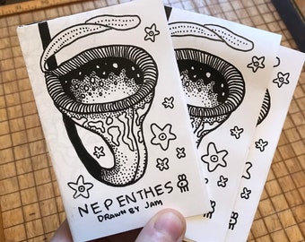 Nepenthes Coloring Zine!!