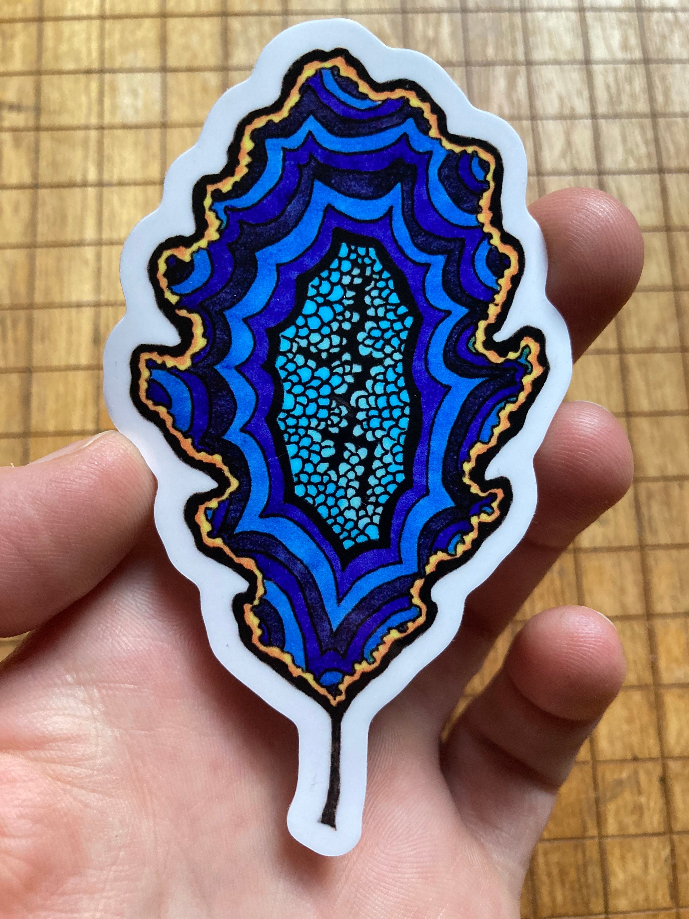 Geode Sticker Oak Geode, Sticker! - Etsy
