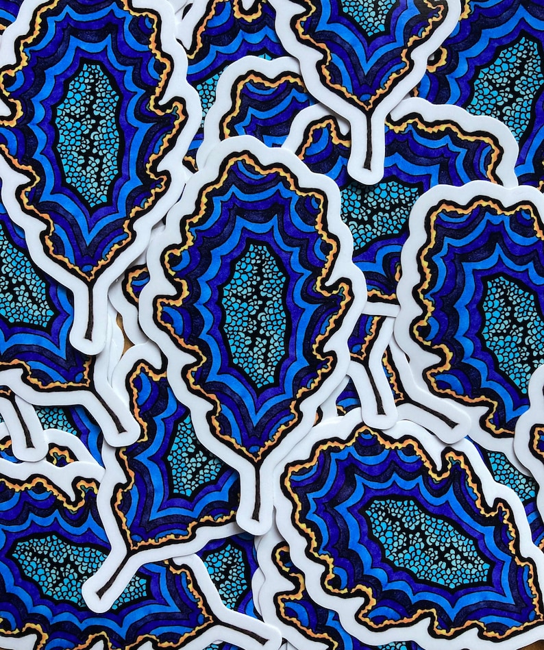 Geode Sticker Oak Geode, Sticker! - Etsy