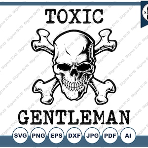 Giftige gentleman SVG-gentleman SVG, heren SVG, mannelijkheid clipart, mannelijkheid, cryptid SVG, SVG voor de Cricut, silhouet