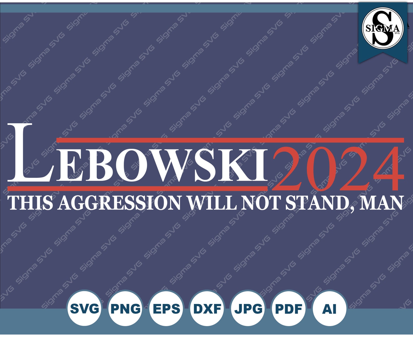 Lebowski 2025 SVG Big Lebowski the Dude Clipart for Etsy