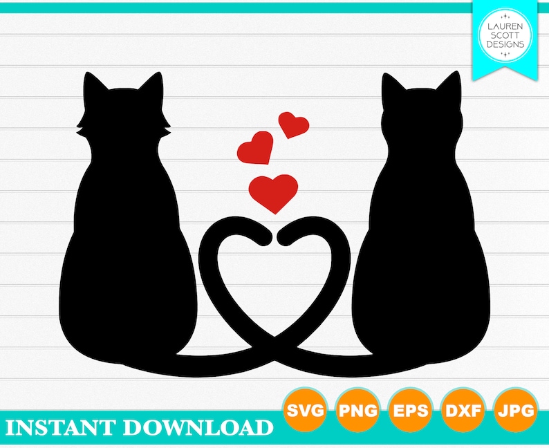 Cat is hungry JPG Digital Download I Love Mom