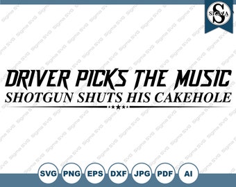 Supernatural Driver Picks Music SVG: Winchester Brothers (Digital Download)