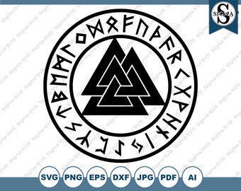 Norse Viking Valknut svg - Valknut vector - Viking svg - Norse Viking Symbol svg - svg/ png/ eps/ dxf/ jpg/ ai/ pdf