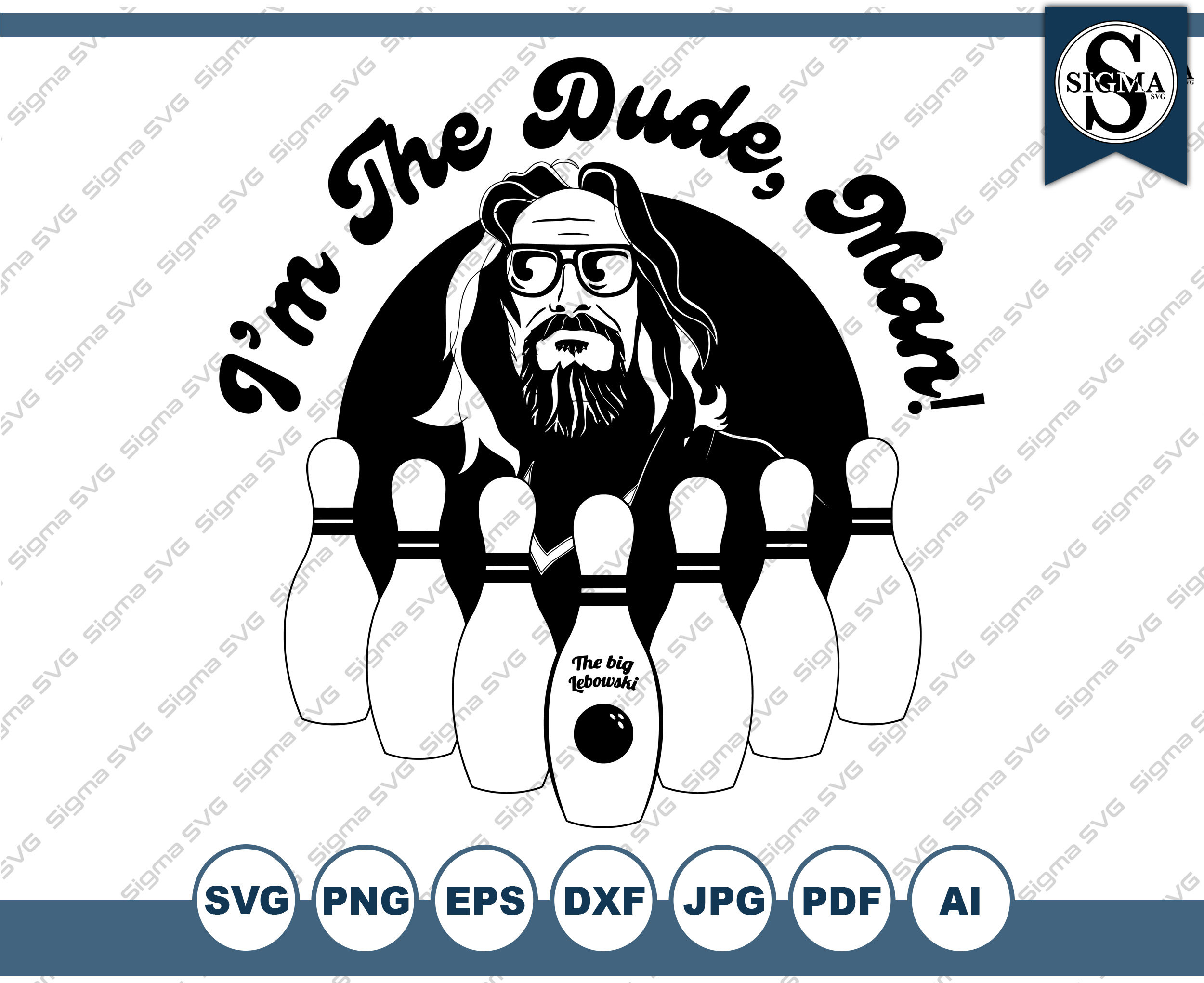 80stees - Réplique Officielle de la chemise de bowling de Jeffrey Lebowski dans The Big Lebowski