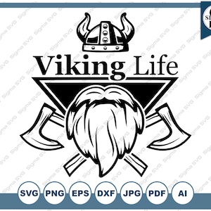 Viking Life SVG - Viking vector - Viking svg - Norse Viking Symbol svg - Viking Clipart - svg/ png/ eps/ dxf/ jpg/ ai/ pdf
