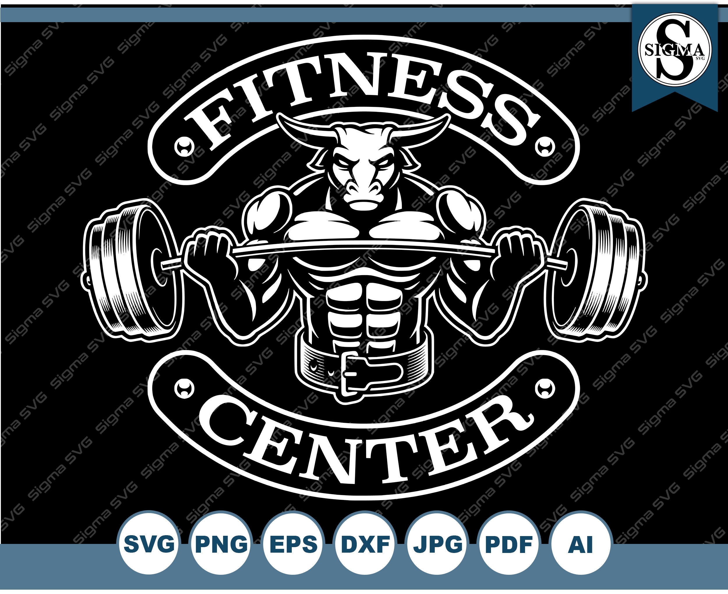 Bodybuilding Bull Logo Muscle Fitness Workout Gym Training - Etsy Bodybuilding Bull Logo Muscle Fitness Workout Gym Training - Etsy