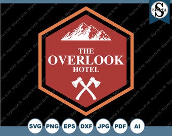 The Shining Overlook Hotel SVG Clipart: Cricut, Silhouette (Digital Download)