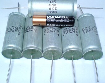 8C 1-PCS TVA-1304 Capacitor Sprague Atom 10uf 50V Tube Amp Made in USA