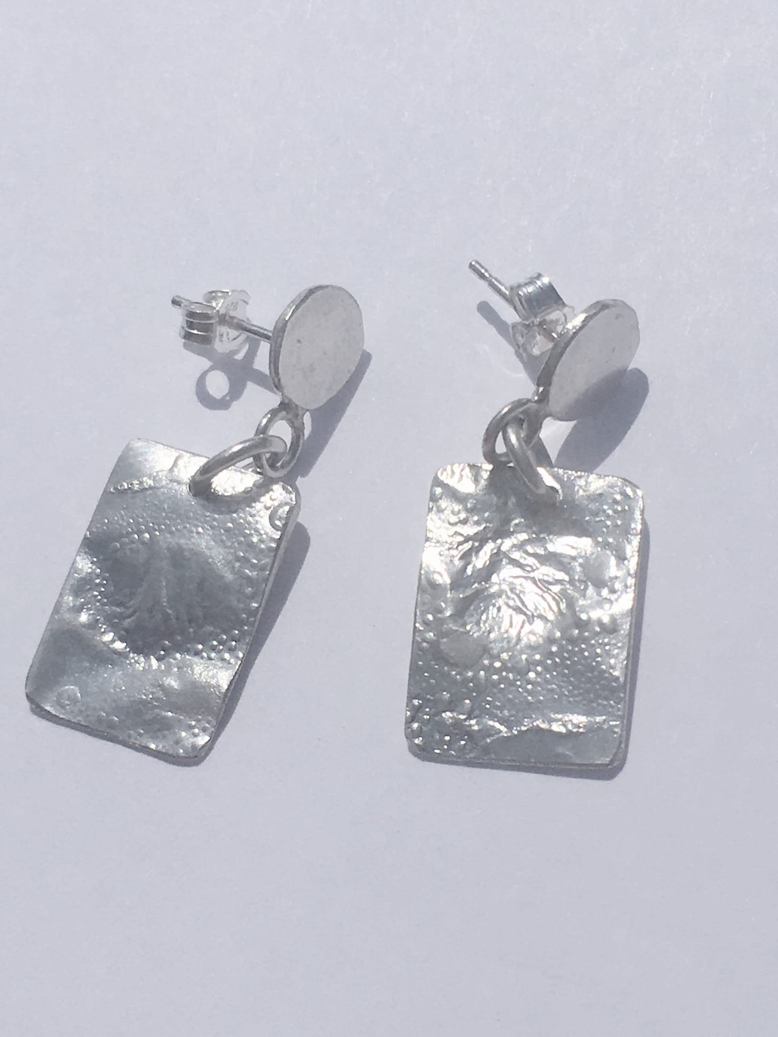 Boucles D'Oreilles Pendantes à Clip – Femme, Plaqué Argent, Zircons Cubiques, Modèle Sport