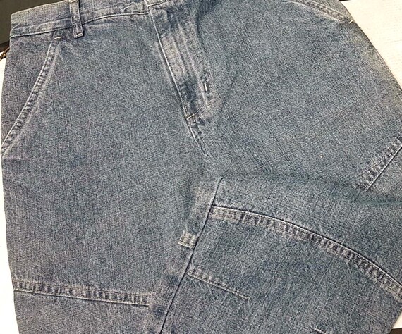 Sale 30% Baggy pants, jeans, knee-hugging, wide, denim, pockets, zipper/slider, other details, young fashion, gender, greenhorn, vintage